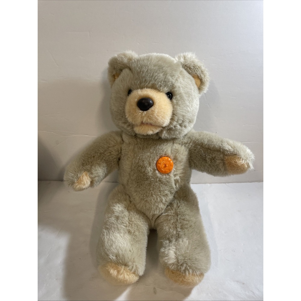 Vintage‎ S.R.M. Company Inc 17" Talking Plush Bear Moving Mouth Collectible Rare